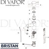 Bristan Prism Basin Mixer Pop-Up Waste Tap Spares